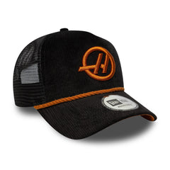Haas Racing F1 New Era Corduroy EF Trucker Hat - Black
