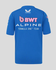 Alpine Racing F1 2026 Kids Team Set Up T-Shirt - Youth Lapis Blue