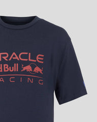 Red Bull Racing F1 Kids Relaxed Fit Large Front Logo T-shirt - Youth Navy
