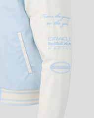 Red Bull Racing F1 Americana Varsity Jacket - Light Blue