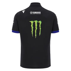 Monster Energy Yamaha 2025 Men's Team Replica Polo Shirt - Black