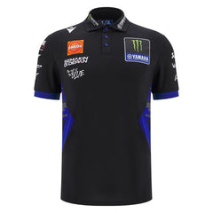 Monster Energy Yamaha 2025 Men's Team Replica Polo Shirt - Black