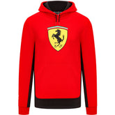 Scuderia Ferrari F1 Men's Puma Shield Hoodie-Black/Red
