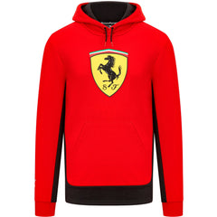 Scuderia Ferrari F1 Men's Puma Shield Hoodie-Black/Red