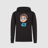 Mercedes AMG Petronas F1 Kids George Russell Hoodie - Youth Black