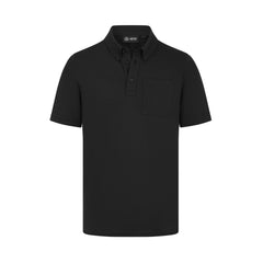 Mercedes AMG Petronas F1 Men's Elevated Polo Shirt - Black