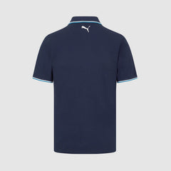 Williams Racing F1 Men's Small Logo Polo Shirt - Navy