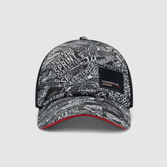 Porsche Motorsport AOP Trucker Hat - Black
