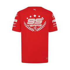 Scuderia Ferrari F1 Men's "95 Years" T-Shirt - Black/Red
