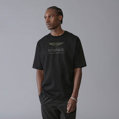 Aston Martin F1 Fanwear Stealth Logo T-Shirt - Black