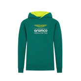 Aston Martin F1 Kids Logo Hoodie - Youth Green