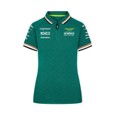 Aston Martin F1 Women's Team Polo Shirt - Green