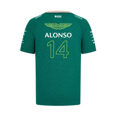 Aston Martin F1 Fernando Alonso Team T-Shirt - Green