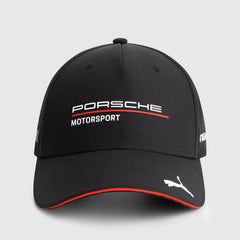 Porsche Motorsport Team Hat - Black/White/Red