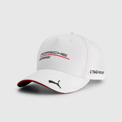 Porsche Motorsport Team Hat - Black/White/Red
