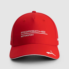Porsche Motorsport Team Hat - Black/White/Red