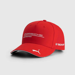 Porsche Motorsport Team Hat - Black/White/Red