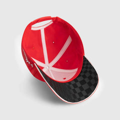 Porsche Motorsport Team Hat - Black/White/Red