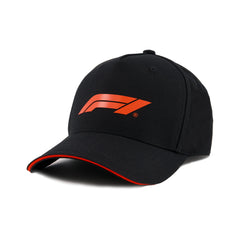 Formula 1 Tech Collection F1 Small Logo Baseball Hat- Black