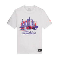 Formula 1 Tech Collection F1 Qatar GP T-Shirt - Black/White
