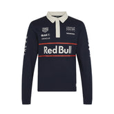 Red Bull Racing F1 Heritage Team Long Sleeve Polo Shirt - Navy