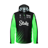 Stake F1 Kick Sauber 2025 Team Rain Jacket - Black
