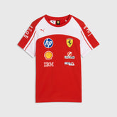 Scuderia Ferrari F1 2026 Kids Team T-Shirt - Youth Puma Red