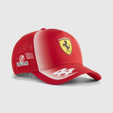 Scuderia Ferrari F1 2026 Lewis Hamilton Team Trucker Hat - Puma Red