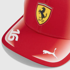 Scuderia Ferrari F1 2026 Kids Charles Leclerc Team Hat - Youth Puma Red