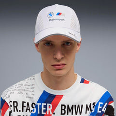 BMW Motorsports Team Baseball Hat - Puma Black/White