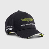 Aston Martin F1 2026 Team Baseball Hat - Puma Black/Green Lux