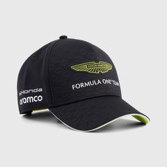 Aston Martin F1 2026 Team Baseball Hat - Puma Black/Green Lux