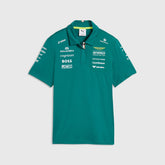 Aston Martin F1 2026 Women's Team Polo Shirt - Green Lux