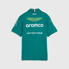 Aston Martin F1 2026 Women's Team Polo Shirt - Green Lux
