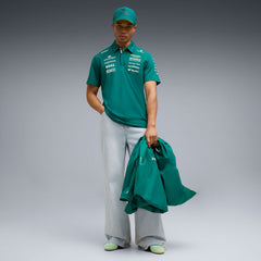 Aston Martin F1 2026 Team Polo Shirt - Green Lux