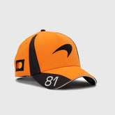 McLaren Racing F1 2026 Kids Oscar Piastri Team Baseball Hat - Youth Papaya