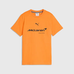 McLaren F1 Kids Core Large Logo T-Shirt - Youth Papaya/Puma Black