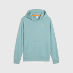 McLaren F1 Core Essentials Logo Hoodie - Puma Black/Papaya/Seafoam