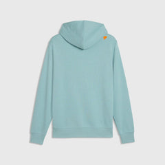 McLaren F1 Core Essentials Logo Hoodie - Puma Black/Papaya/Seafoam/Mouse Gray