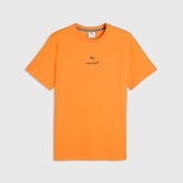 McLaren F1 Essentials Small Logo T-Shirt - Puma Black/Papaya/White Glow Heather