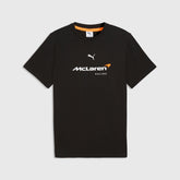 McLaren F1 Essentials Large Logo T-Shirt - Puma Black/Papaya