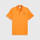 McLaren F1 Core Essential Small Logo Polo - Puma Black/Papaya/Seafoam