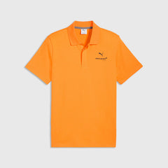 McLaren F1 Core Essential Small Logo Polo - Puma Black/Papaya/Seafoam