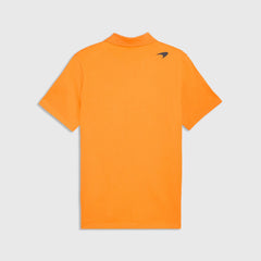 McLaren F1 Core Essential Small Logo Polo - Puma Black/Papaya/Seafoam