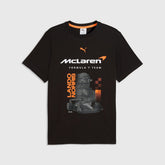 McLaren F1 Lando Norris Driver T-Shirt - Puma Black/White