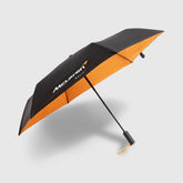 McLaren F1 Telescopic Compact Umbrella - Black/Papaya