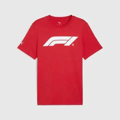 Formula 1 Tech Collection F1 Essential Logo T-Shirt - Black/White/Red/Seafoam