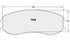 PFC Carbon Metallic Brake Pad 7968.xx.28.44
