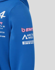Alpine Racing F1 2026 Kids Team Hoodie - Youth Lapis Blue