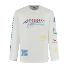 Formula 1 Tech Legacy Graphic Long Sleeve T-Shirt - White